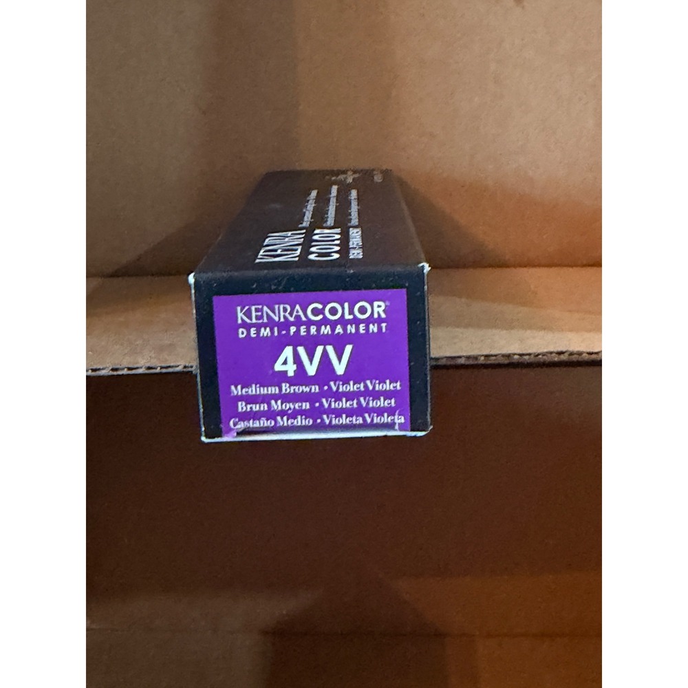 Kenra Color Demi Permanent Hair Color 4VV Medium Brown Violet Violet